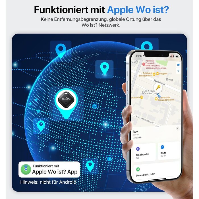 Bluetooth-Tracker 4er-Set für Apple Wo ist? - Sparen Sie bis zu 27%