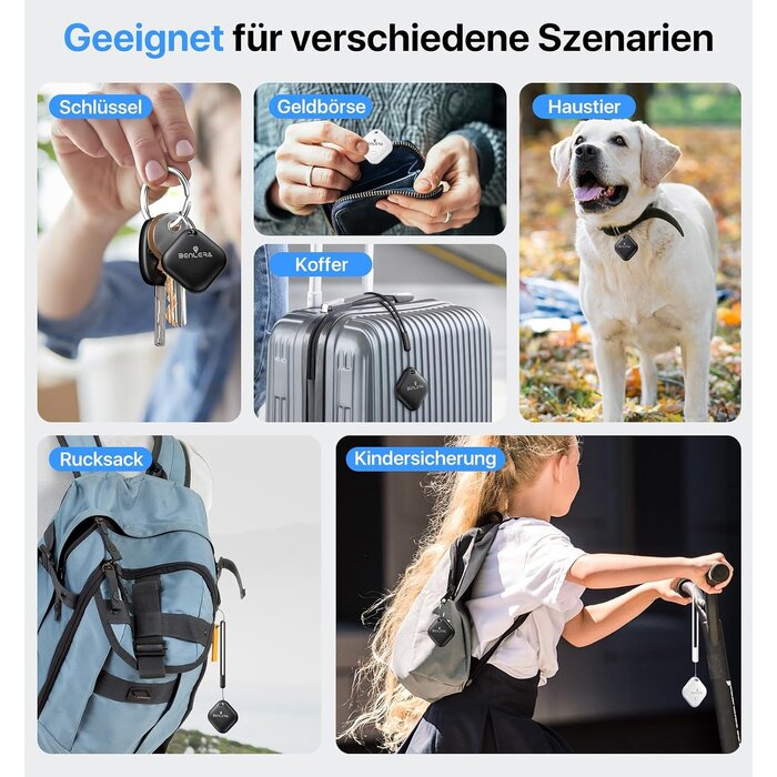 Bluetooth-Tracker 4er-Set für Apple Wo ist? - Sparen Sie bis zu 27%