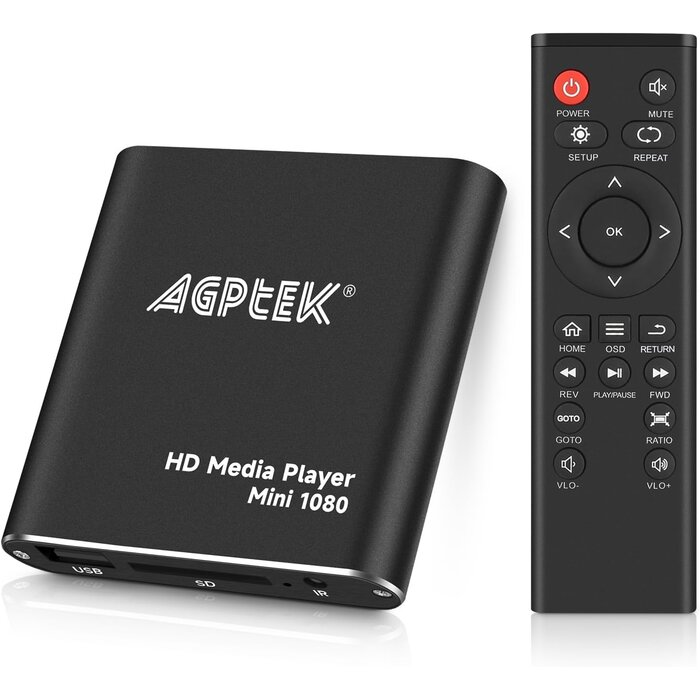 Kompakter Full-HD Media Player - HDMI & AV - Jetzt bis zu 33% günstiger