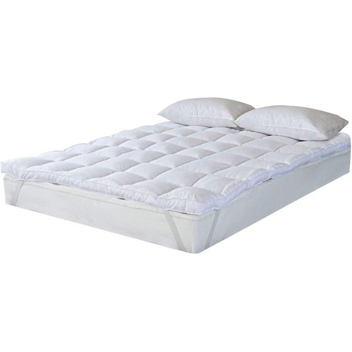 Mikrofaser Matratzenauflage 140x200 cm - Weiß - bis zu 34% sparen