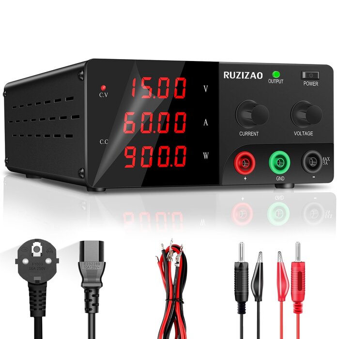 Regelbares Labornetzteil 0-15V 60A 900W - Jetzt bis zu 35% Rabatt sichern