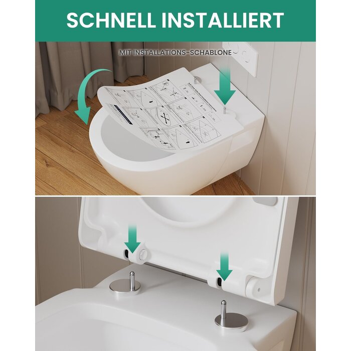 D-Form WC-Sitz mit Absenkautomatik - Weiß - Jetzt bis zu 29% reduziert