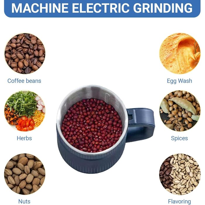 Elektrische Mühle für Kaffee & Gewürze - 200W, Edelstahl - bis zu 31% Rabatt