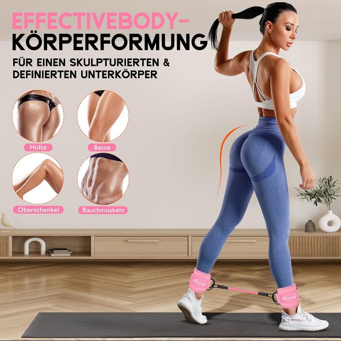 Knöchel-Widerstandsbänder Set für Beintraining - bis zu 31% Rabatt