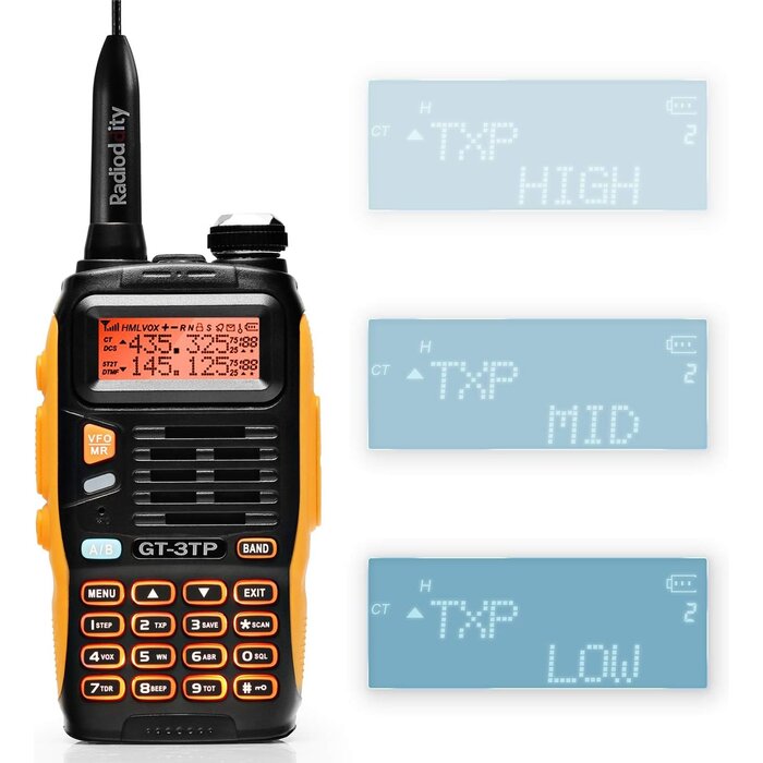 Dualband Walkie Talkie mit 8W Sendeleistung - Orange - bis zu 28% Rabatt