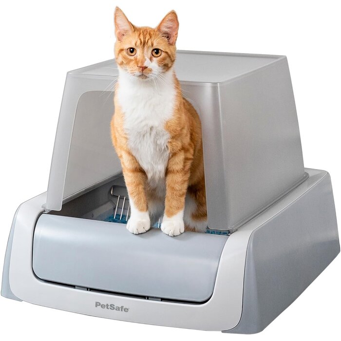 Selbstreinigende Katzentoilette mit Haube, 2. Gen. - bis zu 30% Rabatt