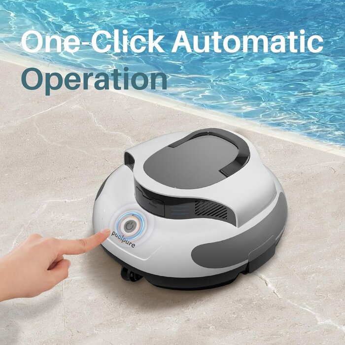 Kabelloser Poolroboter für bis zu 90 m² - Reinigungs-Profi mit bis zu 35% Rabatt