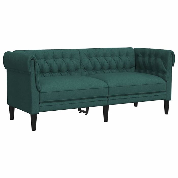 Vidaxl Chesterfield 2-Sitzer Sofa Dunkelgrün - Bis zu 35% Rabatt