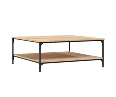 Vidaxl Moderner Couchtisch 100x100cm Sonoma-Eiche - bis zu 29% Rabatt