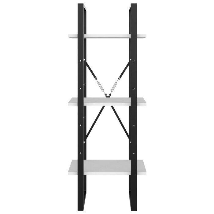Vidaxl Weißes 3-Fach Bücherregal 40x30x105 cm - Jetzt bis zu 32% sparen!