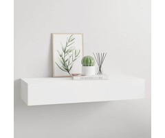 Vidaxl Wandregal mit Schublade 60x23,5 cm - Weiß - bis zu 54% Rabatt