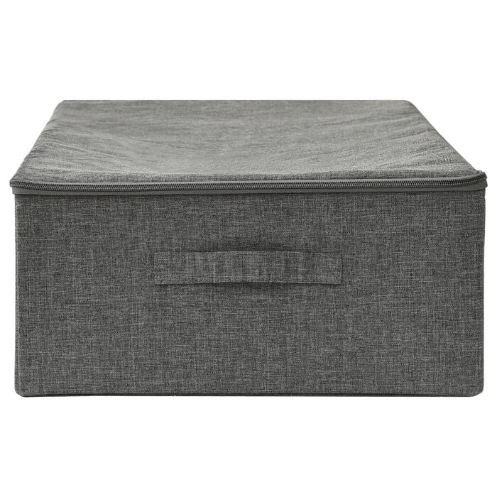 Vidaxl Faltbare Aufbewahrungsbox 70x40x18 cm Anthrazit - bis zu 31% sparen