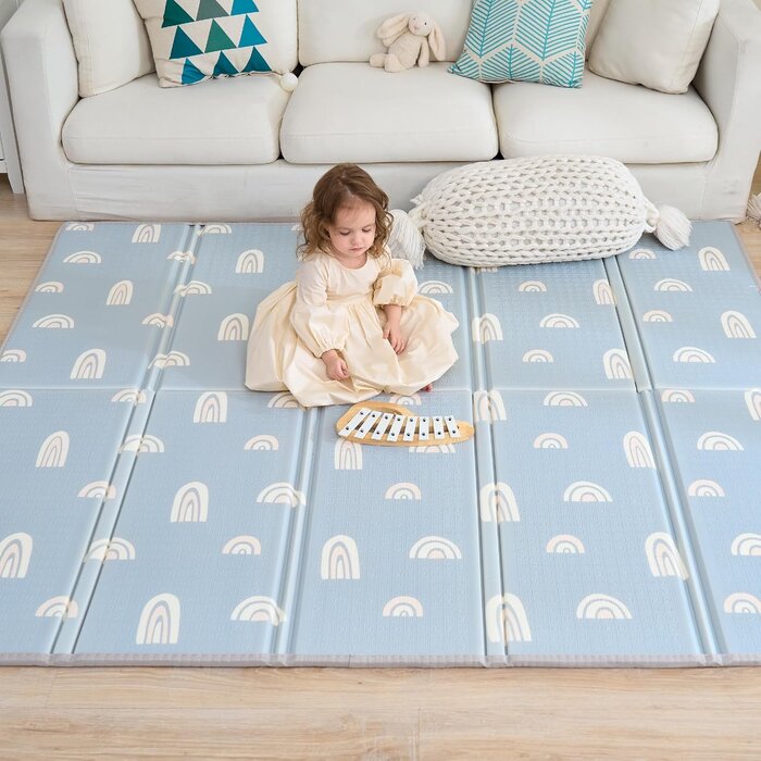 XXL Spielmatte für Babys, 180x200cm - Faltbar & Rutschfest - bis zu 29% Rabatt