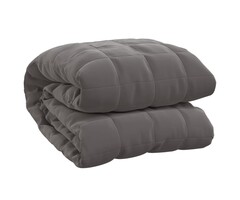 Vidaxl Gewichtsdecke 220x235 cm 11 kg Grau - jetzt bis zu 49% günstiger