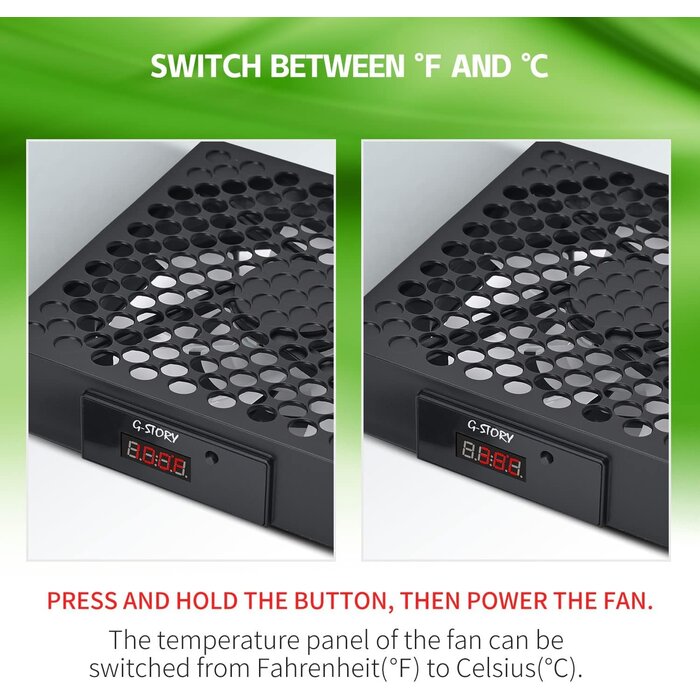 Kühlventilator für Xbox Series X mit RGB & Temperaturanzeige - bis zu 28% Rabatt