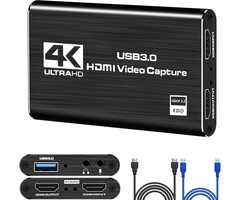 HDMI Video Capture Karte - 4K In / 1080p 60fps - bis zu 27% Rabatt