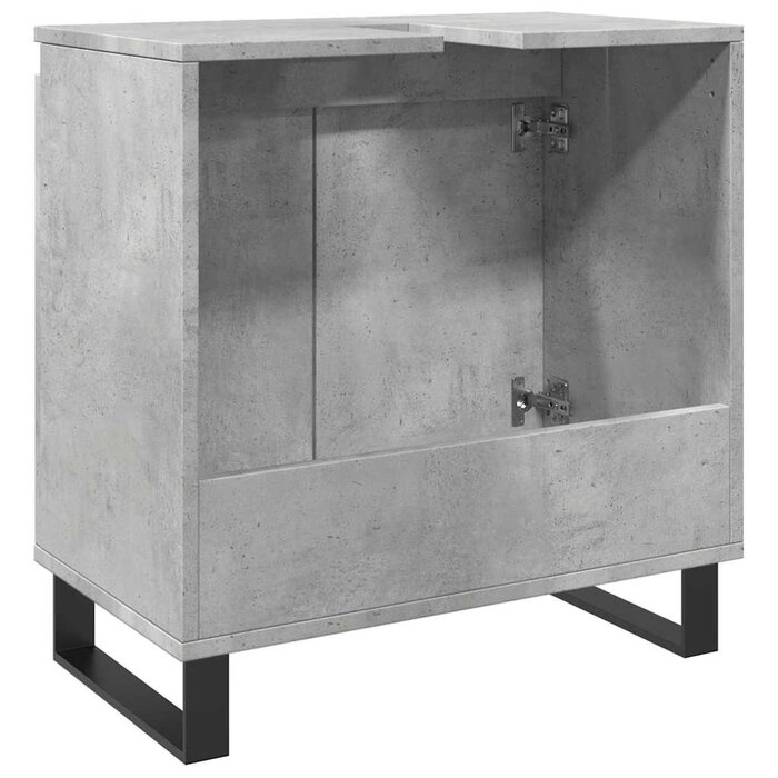 Vidaxl Badezimmerschrank in Betongrau 58x33x60cm - Outlet bis zu 33% reduziert