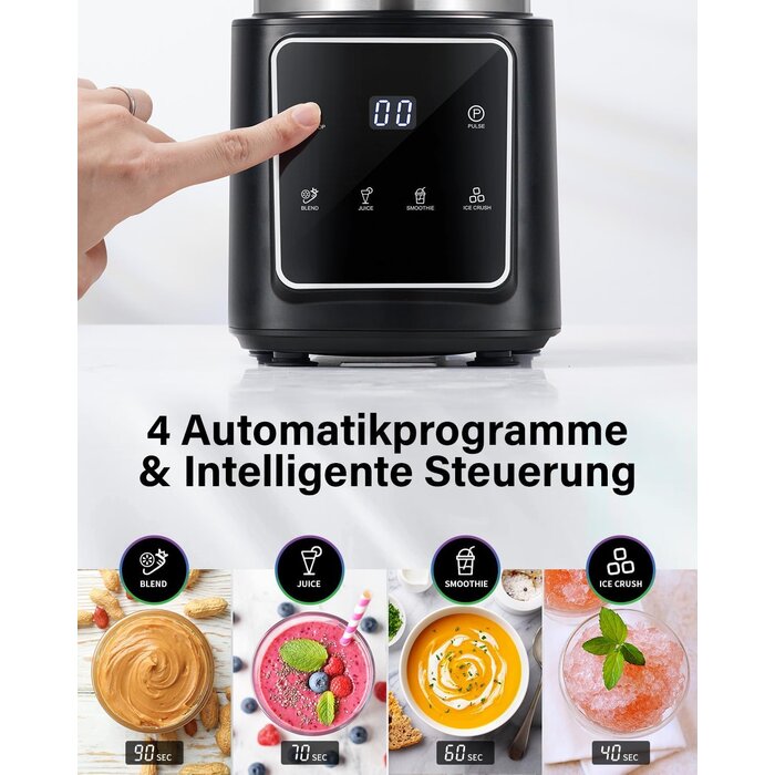 Hochleistungs-Standmixer 1500W Smoothie-Maker - Jetzt bis zu 29% reduziert