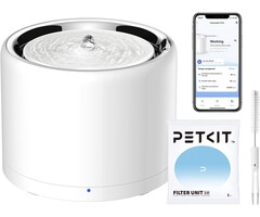 Intelligenter Trinkbrunnen 1,8L Edelstahl - Kabellos - Jetzt bis zu 29% sparen