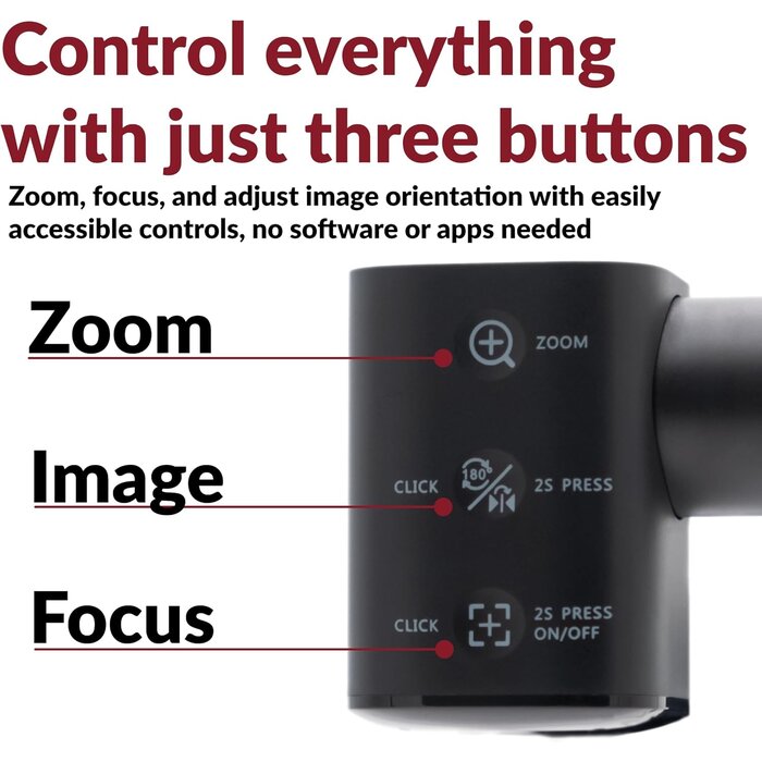 Full HD Webcam mit flexiblem Arm & Center-View - Bis zu 34% sparen