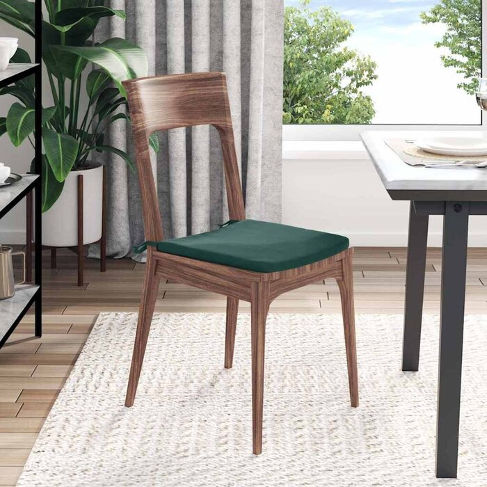 Vidaxl 4-teiliges Samt-Sitzkissen Set, Dunkelgrün, 40x40 cm - bis zu 27% sparen