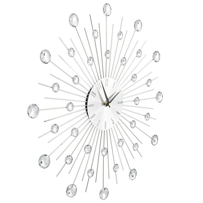 Vidaxl Moderne Wanduhr, Aluminium, 50 cm - bis zu 68% sparen im Outlet
