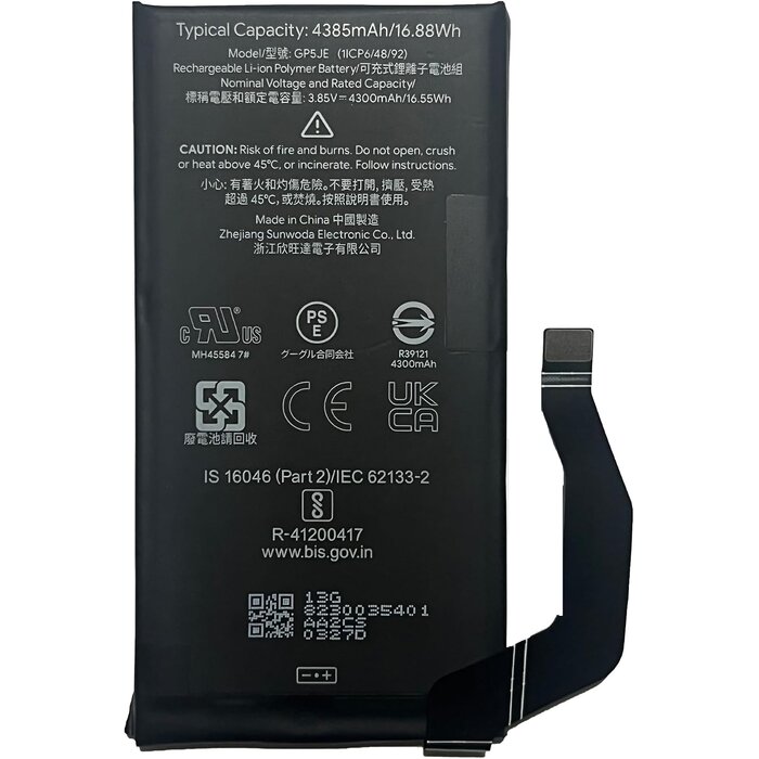 Ersatzakku für Google Pixel 7a - 4300 mAh inkl. Werkzeugset - bis zu 26% Rabatt