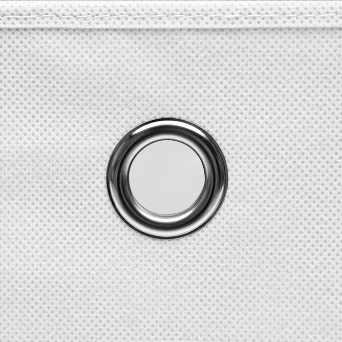 Vidaxl 10er Set Aufbewahrungsboxen mit Deckel, 28x28x28cm, Weiß - bis zu 34% sparen