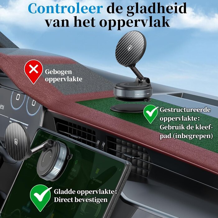 Magnetische KFZ-Halterung mit 15W Qi-Ladegerät - bis zu 32% günstiger