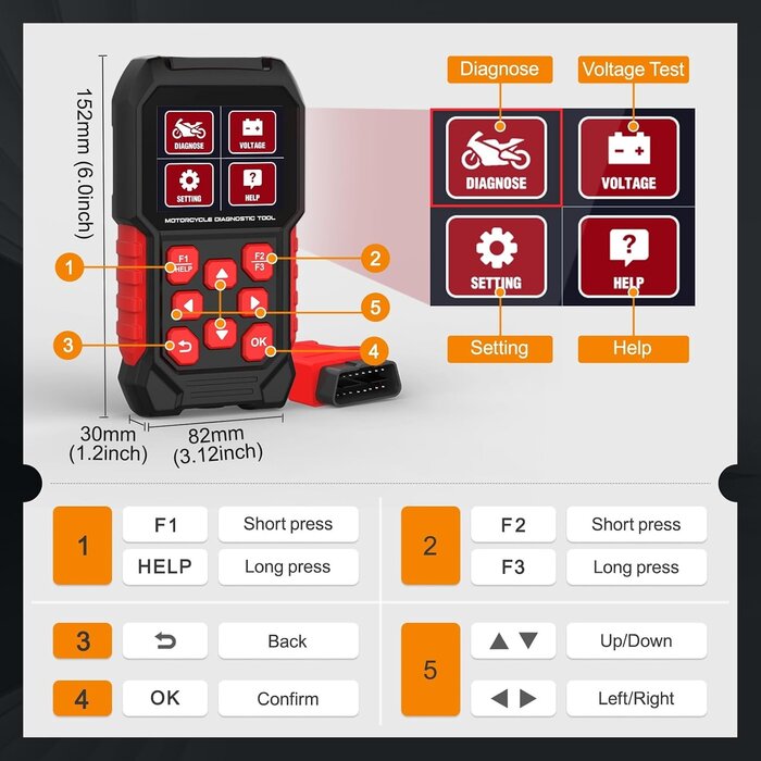 Motorrad Diagnose-Scanner für ABS & Reifendruck - bis zu 35% Rabatt