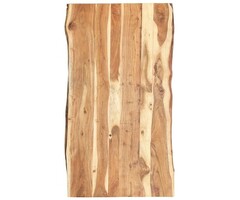 Vidaxl Massive Akazienholz Tischplatte 118x60cm mit Naturkante - bis zu 35% Rabatt
