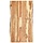 Massive Akazienholz Tischplatte 118x60cm mit Naturkante - bis zu 35% Rabatt