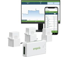 3-Phasen Energiemonitor - Echtzeit Stromverbrauchsmessung - bis zu 34% sparen