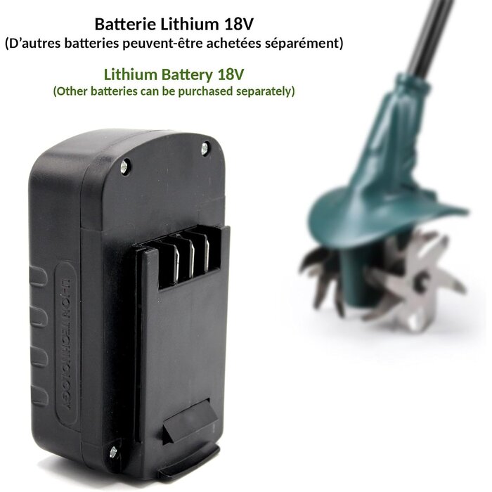 Akku-Motorhacke 18V - 20 cm Arbeitsbreite - Outlet bis zu 34% reduziert