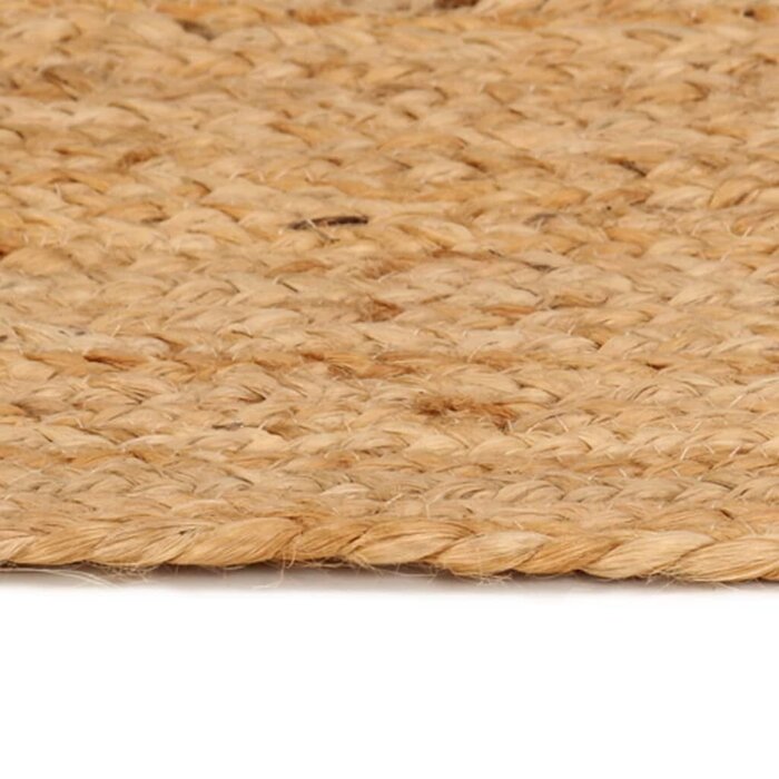 Vidaxl Großer Juteteppich rund, 240 cm - Natur pur - bis zu 30% Rabatt!