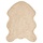 Kunstfell-Teppich Lammfell-Optik Beige 80x120 cm - Jetzt bis zu 26% sparen!