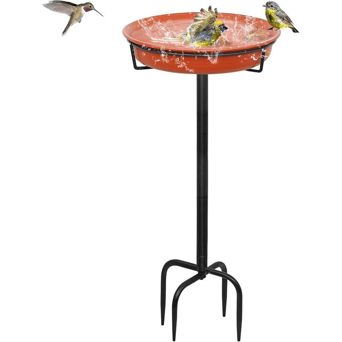 Freistehendes Vogelbad & Futterstation, 70 cm - jetzt bis zu 31% sparen