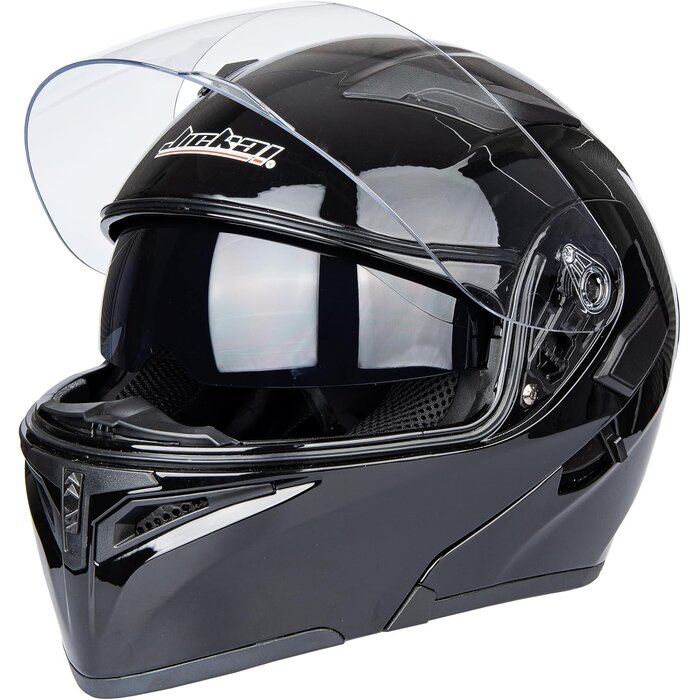 Klapphelm mit Doppelvisier Schwarz - XXL - bis zu 29% Rabatt