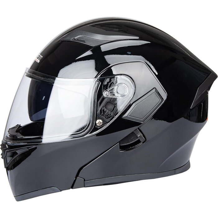 Klapphelm mit Doppelvisier Schwarz - XXL - bis zu 29% Rabatt