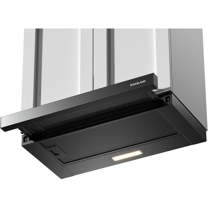 Unterbau-Dunstabzugshaube 60 cm, mattschwarz, 335 m³/h - bis zu 35% Rabatt