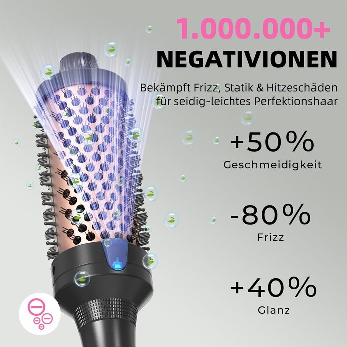Heißluftbürste für Glanz & Volumen | 45 mm Keramik | Jetzt bis zu 27% sparen
