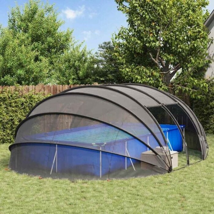 Vidaxl Poolzelt Kuppel transparent 640x432cm - Jetzt bis zu 35% Rabatt sichern!