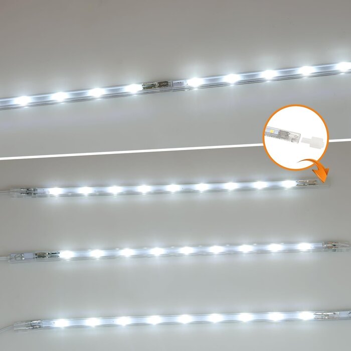 LED Unterbauleuchte 6er-Set - Kaltweiß - Erweiterbar - bis zu 26% Rabatt