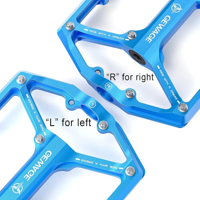 CNC-Pedale für MTB & Rennrad - Blau | Bis zu 32% günstiger