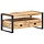 Couchtisch aus Mangoholz, 100x55cm - Industrie-Design - bis zu 35% Rabatt