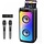 Tragbares Karaoke-System mit 2 Mikrofonen & RGB-Licht - bis zu 35% Rabatt