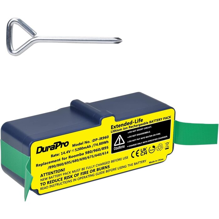 Ersatzakku für Saugroboter 14,4V 5200mAh - Kompatibel, langlebig - bis zu 33% Rabatt