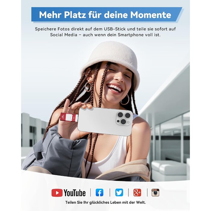 4-in-1 USB-Stick 256 GB - All-in-One Speicher mit bis zu 32% Rabatt