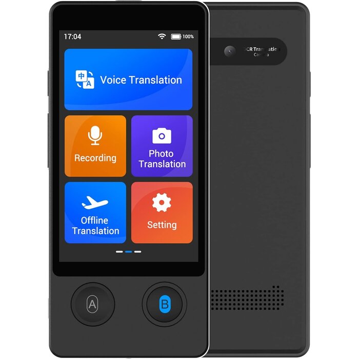 KI-Sprachübersetzer mit 3,7" Touchscreen - 144 Sprachen bis zu 35% reduziert
