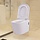 Wand-WC mit Soft-Close-Sitz, Weiß, 56 x 36 x 34 cm - bis zu 30% Rabatt